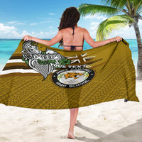 Hawaii James Campbell High School Sarong Kakau Pattern Gold Color Version LT03 - Polynesian Pride