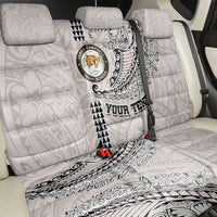 Custom Hawaii James Campbell High School Back Car Seat Cover Tribal Kakau Pattern LT03