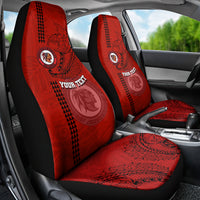 Hawaii Kahuku High & Intermediate School Car Seat Cover Tribal Kakau Pattern LT03 - Polynesian Pride