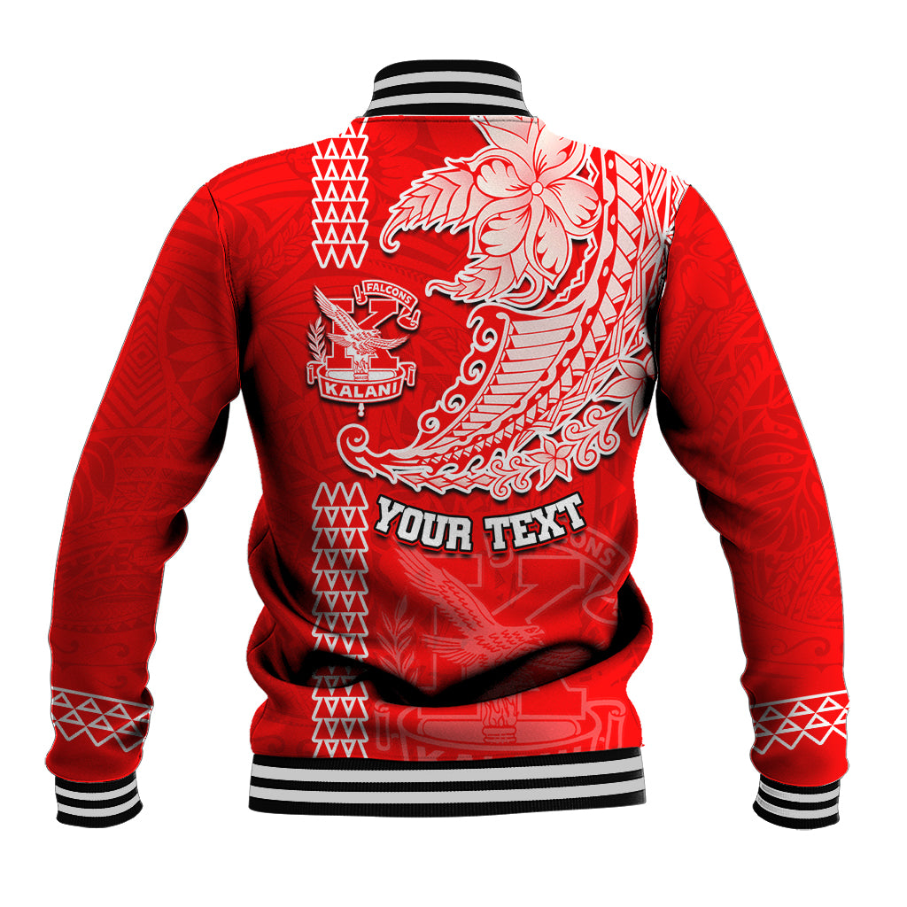 Hawaii Kalani High School Baseball Jacket Tribal Kakau Pattern LT03 - Polynesian Pride