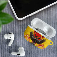 American Samoa Fautasi Race AirPods Case Pago Pago-Aeto Samoan Tattoo and Eagle