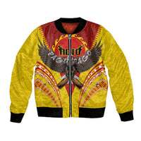 American Samoa Fautasi Race Bomber Jacket Pago Pago-Aeto Samoan Tattoo and Eagle