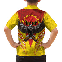 American Samoa Fautasi Race Family Matching Mermaid Dress and Hawaiian Shirt Pago Pago-Aeto Samoan Tattoo and Eagle LT03 - Polynesian Pride