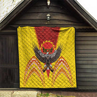 American Samoa Fautasi Race Quilt Pago Pago-Aeto Samoan Tattoo and Eagle