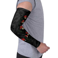 Hawaiian Taro Leaves-Hibiscus and Plumeria Arm Sleeves Floral Tribal Tattoo Motif LT03 - Polynesian Pride