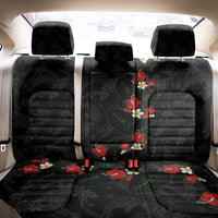 Hawaiian Taro Leaves-Hibiscus and Plumeria Back Car Seat Cover Floral Tribal Tattoo Motif LT03 - Polynesian Pride
