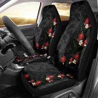 Hawaiian Taro Leaves-Hibiscus and Plumeria Car Seat Cover Floral Tribal Tattoo Motif LT03 - Polynesian Pride