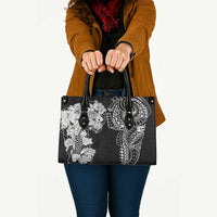 Japanese Irezumi and Hawaiian Polynesian Art Tattoo Leather Bag Black Color LT03 - Polynesian Pride