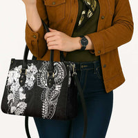Japanese Irezumi and Hawaiian Polynesian Art Tattoo Leather Bag Black Color LT03 - Polynesian Pride
