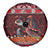 Hawaii KaʻUla Wena Volcano Turtle Spare Tire Cover Lava and Tropical Plants Tribal Pattern