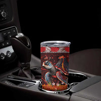 Hawaii KaUla Wena Volcano Turtle Tumbler Cup Lava and Tropical Plants Tribal Pattern LT03 - Polynesian Pride