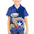 Northern Mariana Islands Hafa Adai Latte Stone Kid Hawaiian Shirt Blue Color LT03 Kid Blue - Polynesian Pride