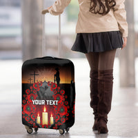 Custom New Zealand and Australia ANZAC Day Luggage Cover Gallipoli and Canlelight Lest We Forget LT03 - Polynesian Pride