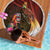 Papua New Guinea Bird-of-Paradise Beach Blanket Hibiscus and Kundu Drum Tribal Pattern