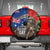 New Zealand and Australia ANZAC Day Spare Tire Cover National Flag mix Kiwi Bird and Kangaroo Soldier Style