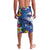 Hawaiian Lei Day Plumeria Humpback Whales Lavalava Polynesian Art Vibrant Starry Nebula Style