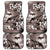 Hawaiian Lei Day Plumeria Humpback Whales Car Mats Polynesian Art Vibrant Starry Nebula Grayscale Style