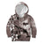 Hawaiian Lei Day Plumeria Humpback Whales Kid Hoodie Polynesian Art Vibrant Starry Nebula Grayscale Style