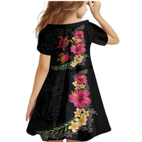 Hawaiian Flower and Tribal Turtle Family Matching Mermaid Dress and Hawaiian Shirt Colorful Style LT03 - Polynesian Pride