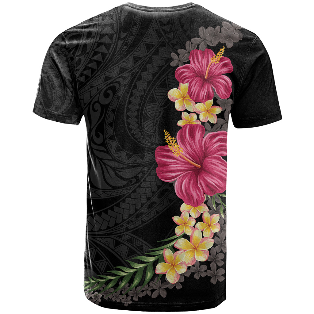 Hawaiian Plumeria and Hibiscus T Shirt Colorful Style LT03 - Polynesian Pride