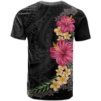 Hawaiian Plumeria and Hibiscus T Shirt Colorful Style LT03 - Polynesian Pride