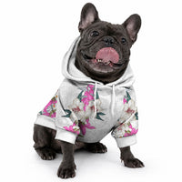 Hawaii Tropical Leaves and Flowers Pet Hoodie LT03 - Polynesian Pride