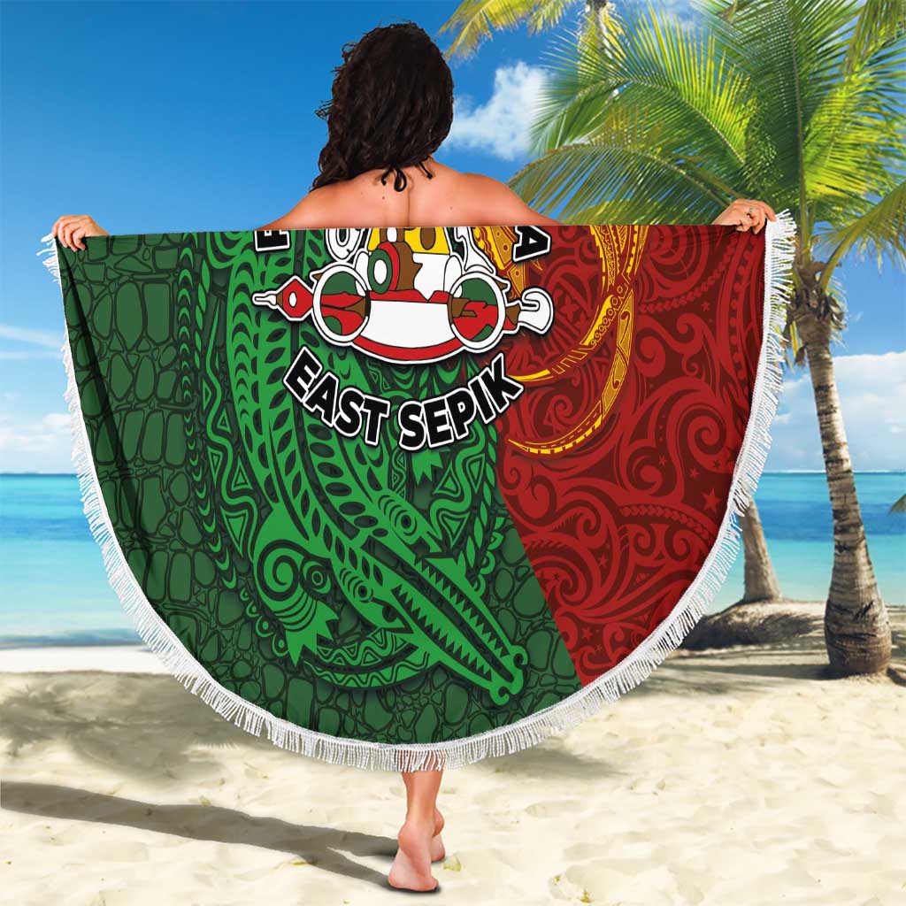 Papua New Guinea East Sepik Province Beach Blanket Tribal Crocodile Birds of Paradise Melanesian Tattoo LT03 - Polynesian Pride