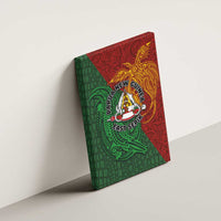 Papua New Guinea East Sepik Province Canvas Wall Art Tribal Crocodile Birds of Paradise Melanesian Tattoo LT03 - Polynesian Pride