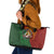 Papua New Guinea East Sepik Province Leather Tote Bag Tribal Crocodile Birds of Paradise Melanesian Tattoo