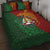 Papua New Guinea East Sepik Province Quilt Bed Set Tribal Crocodile Birds of Paradise Melanesian Tattoo