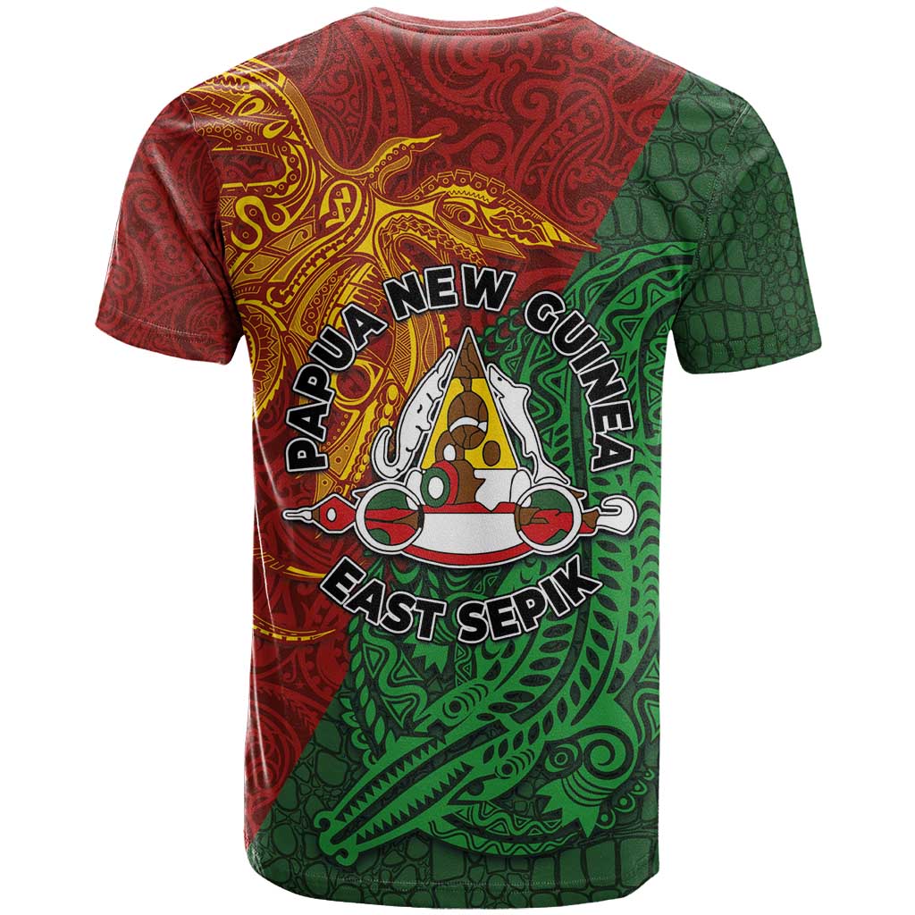 Papua New Guinea East Sepik Province T Shirt Tribal Crocodile Birds of Paradise Melanesian Tattoo LT03 - Polynesian Pride