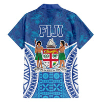 Fiji Day Family Matching Puletasi and Hawaiian Shirt Fijian Masi Tribal Hibiscus Tattoo and Tapa Pattern LT03 - Polynesian Pride
