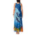 Polynesian Scuba Diving Tank Maxi Dress Beauty Corals with Underwater and Polynesian Pattern
