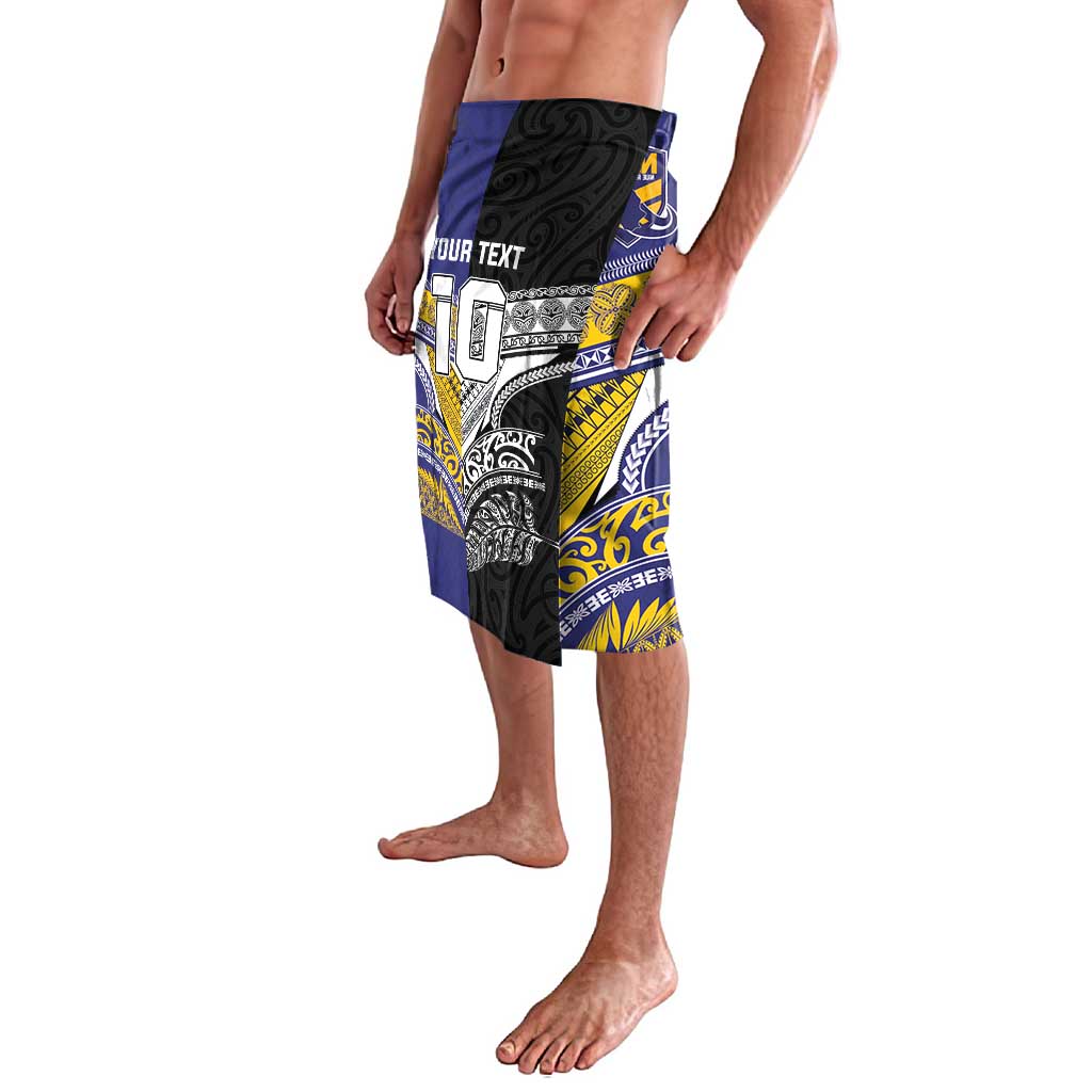 Custom Rugby Niue and Aotearoa Lavalava Hiapo with Maori Moko Tribal Heritage Tattoos - Polynesian Pride