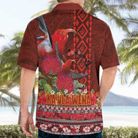 Hawaii KaUla Wena Iiwi Hawaiian Shirt With Tropical Plants and 'Ohi'a lehua Kakau Art Tattoo LT03 - Polynesian Pride