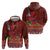 Hawaii KaʻUla Wena ʻIʻiwi Hoodie With Tropical Plants and 'Ohi'a lehua Kakau Art Tattoo