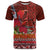 Hawaii KaʻUla Wena ʻIʻiwi T Shirt With Tropical Plants and 'Ohi'a lehua Kakau Art Tattoo