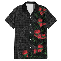 Hawaiian Kakau Art Hawaiian Shirt Taro Leaves with Ohia Lehua and Pakala Pattern - Polynesian Pride
