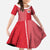 Custom Tahiti Football-Iron Warriors Family Matching Off The Shoulder Long Sleeve Dress and Hawaiian Shirt
