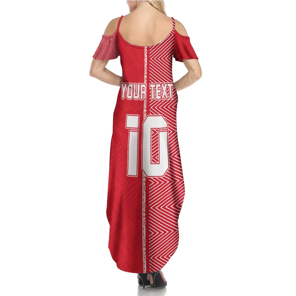 Custom Tahiti Football-Iron Warriors Family Matching Summer Maxi Dress and Hawaiian Shirt LT03 - Polynesian Pride