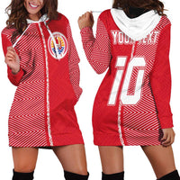 Custom Tahiti Football-Iron Warriors Hoodie Dress LT03 - Polynesian Pride