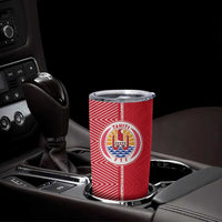 Custom Tahiti Football-Iron Warriors Tumbler Cup