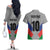 Custom New Caledonia-The Kagus Couples Matching Off The Shoulder Long Sleeve Dress and Hawaiian Shirt