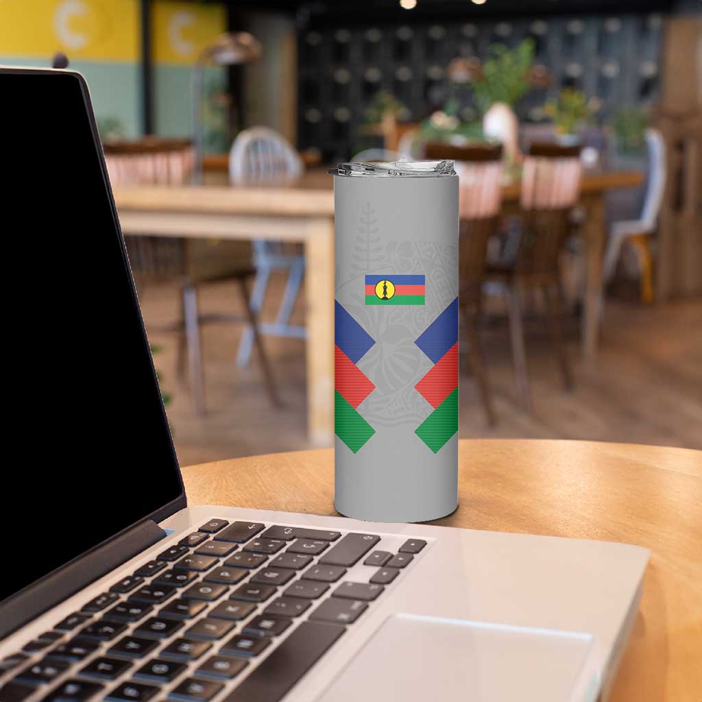 Custom New Caledonia-The Kagus Skinny Tumbler