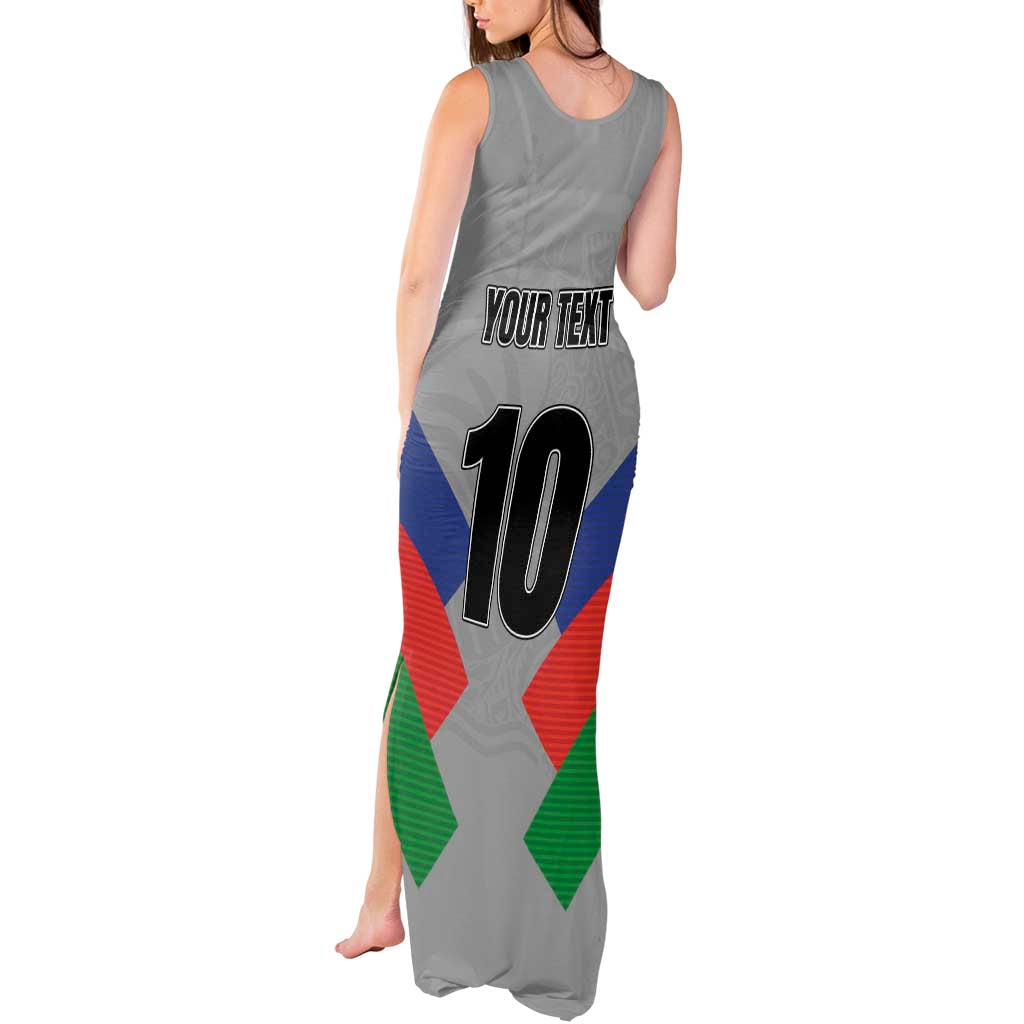 Custom New Caledonia-The Kagus Tank Maxi Dress