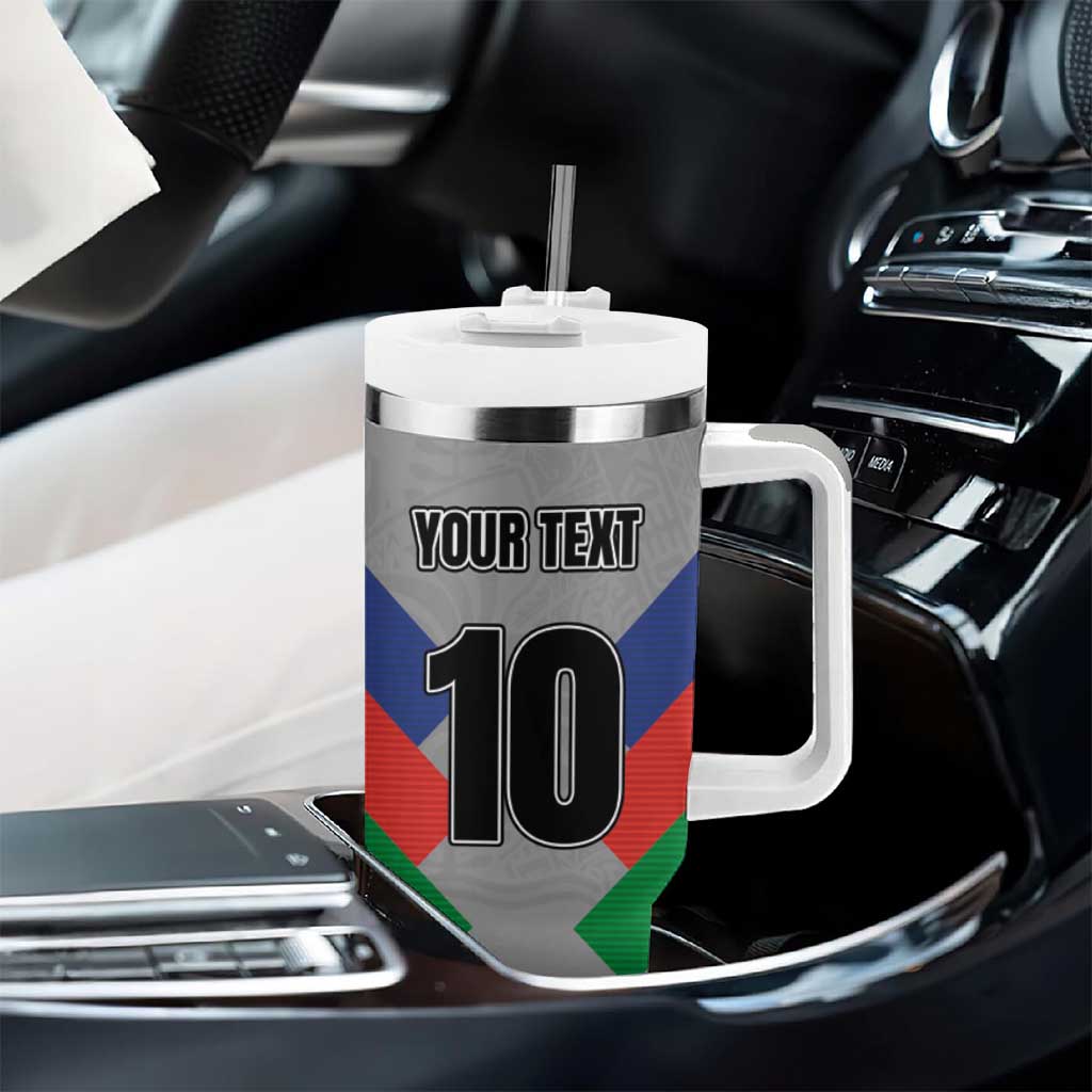 Custom New Caledonia-The Kagus Tumbler With Handle