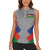 Custom New Caledonia-The Kagus Women Sleeveless Polo Shirt