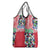 Hawaiian Floral Kakau Tropical Leaves-Sporty Style Grocery Bag