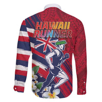 Hawaii Runner-Kakau Art with Lei and Plumeria Family Matching Summer Maxi Dress and Hawaiian Shirt LT03 - Polynesian Pride
