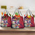 Hawaii Runner-Kakau Art with Lei and Plumeria Grocery Bag